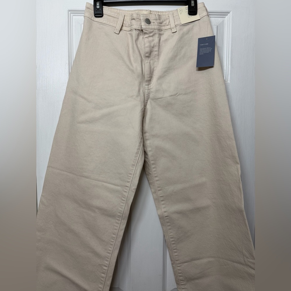 Universal Thread Women's Cream Wide Leg Pants
